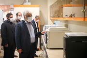 بازدید دکتر طهرانچی از آزمایشگاه‌های دانشگاه آزاد اسلامی واحد کرمانشاه