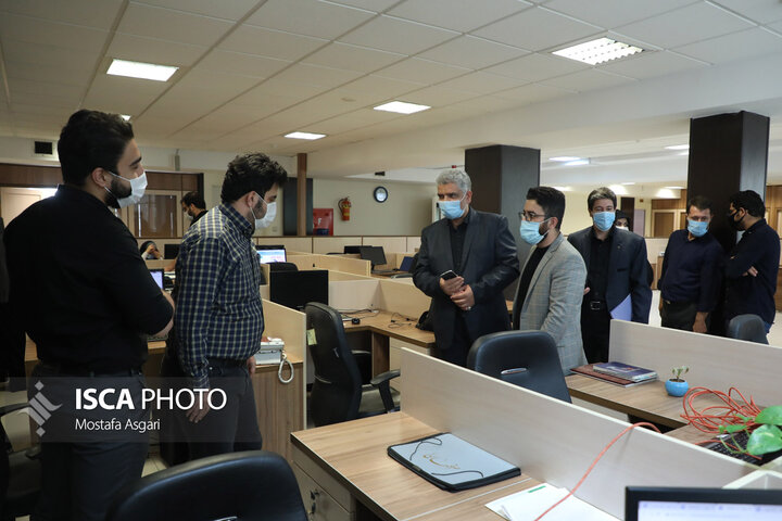 بازدید رئیس ستاد اربعین دانشگاه آزاد اسلامی از باشگاه خبرنگاران دانشجویی ایران