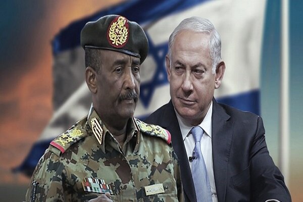 دیدار نتانیاهو و رئیس شورای حاکمیتی سودان