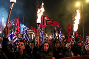 تجمع «نئو نازی‌ها» مقابل دادگاهی دریونان