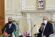 تاکید قالیباف بر حل مشکلات بازارچه‌های مرزی ایران و افغانستان در دیدار عبدالله