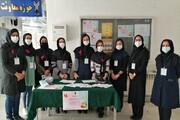 غربالگری بانوان دانشگاه آزاد اسلامی رشت در هفته ملی سلامت