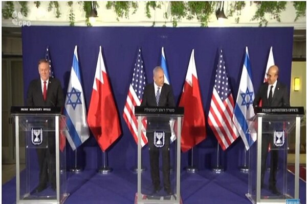 کنفرانس خبری مشترک نتانیاهو، الزیانی و پامپئو در قدس اشغالی برگزار شد
