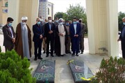 افتتاح المان شهدای گمنام دانشگاه آزاد اسلامی واحد کازرون
