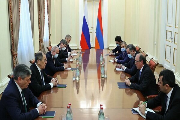 دیدار وزیران خارجه روسیه و ارمنستان درباره صلح قره باغ