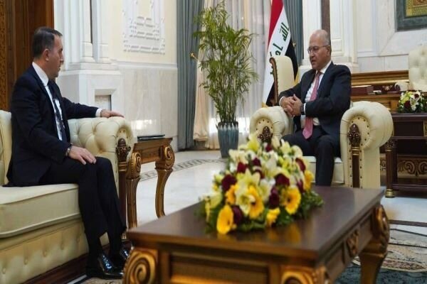 دیدار سفیر ترکیه در بغداد با رئیس‌جمهور عراق/ تأکید بر کاهش تنش‌ها