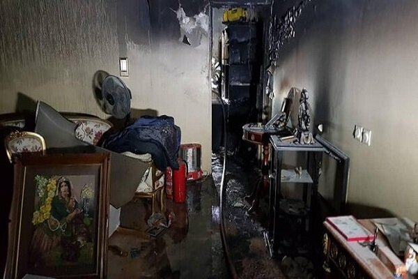 آتش سوزی در برج‌های مهستان/ ۳۵ نفر نجات پیدا کردند