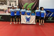 تیم تنیس روی میز مردان دانشگاه آزاد اسلامی در رده دوم لیگ برتر