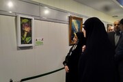 نمایشگاه «هنر مردان خدا» در مجلس افتتاح شد