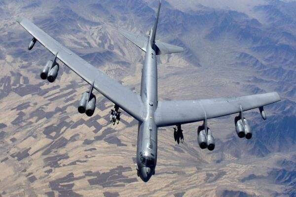 سومین پرواز بمب افکنهای «بی -۵۲» آمریکا بر فراز خاورمیانه