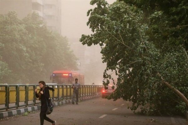 صدور هشدار زرد وزش باد شدید برای تهران 