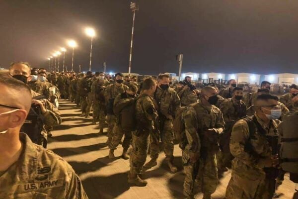 عقب‌نشینی شماری از نظامیان آمریکایی از  پایگاه «اربیل» عراق