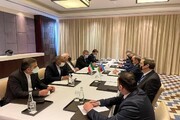 دیدار ظریف با همتای آذربایجانی خود