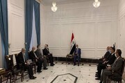 دیدار «محمد جواد ظریف» با رئیس مجلس عراق