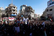 تظاهرات فلسطینیان در رام الله دراعتراض به سفر بلینکن