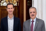 رئیس حزب دموکراتیک لبنان با بشار اسد دیدار کرد
