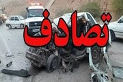 مصدومیت ۱۷ نفر در پی واژگونی مینی بوس در کرمانشاه