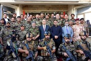 دیدار نخست وزیر عراق با فرماندهان حشد الشعبی سامراء