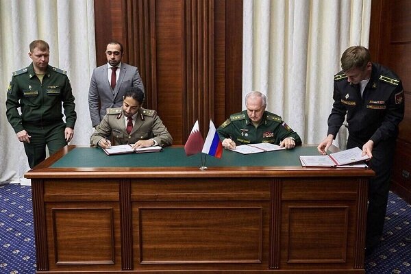 امضای توافق نامه نظامی میان قطر و روسیه