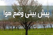 هواشناسی ایران / خیزش گرد و خاک در نوار شرقی کشور