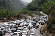 وضعیت جاده‌ها /  ترافیک سنگین در آزادراه تهران - کرج - قزوین