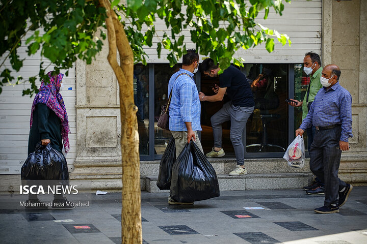 نتیجه محدودیت های کرونایی در بازار تهران بدون ارائه بسته های حمایتی برای اصناف