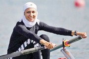 قایقران ایرانی راهی یک چهارم نهایی مسابقات قایقرانی شد
