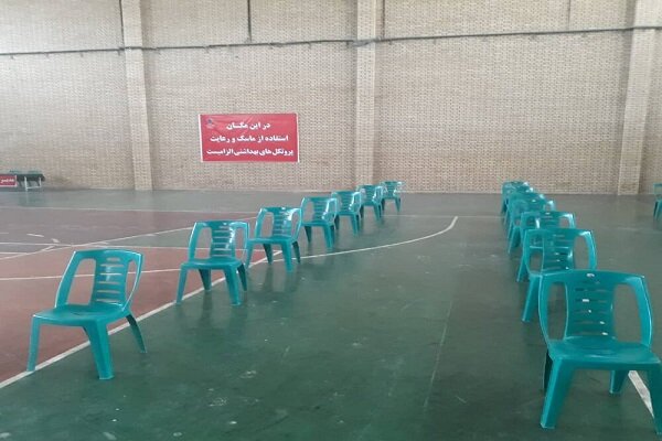 برپایی مرکز واکسیناسیون در دانشگاه آزاد اسلامی ورامین