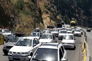 وضعیت جاده‌ها/ ترافیک سنگین در آزادراه قزوین – کرج