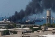 انفجار یک کشتی تجاری در سوریه / کشتی حادثه دیده ایرانی نیست
