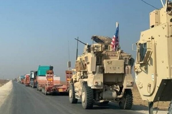 کاروان نظامی آمریکایی از سوریه به عراق منتقل شد
