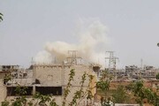مقر تروریست‌ها در درعا هدف ارتش سوریه قرار گرفت