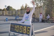 قهرمانی شهلا محمودی از دانشگاه آزاد در دو ۴۰۰ متر با مانع