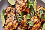 آموزش آشپزی / طرز تهیه مرغ برشته زعفرانی با سبزیجات
