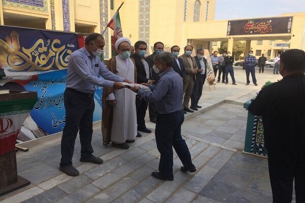 برگزاری همایش پیاده‌روی در واحد یزد به مناسبت گرامیداشت هفته دفاع مقدس