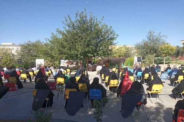 برگزاری مراسم اربعین حسینی در گلزار شهدای دانشگاه آزاد اسلامی واحد همدان