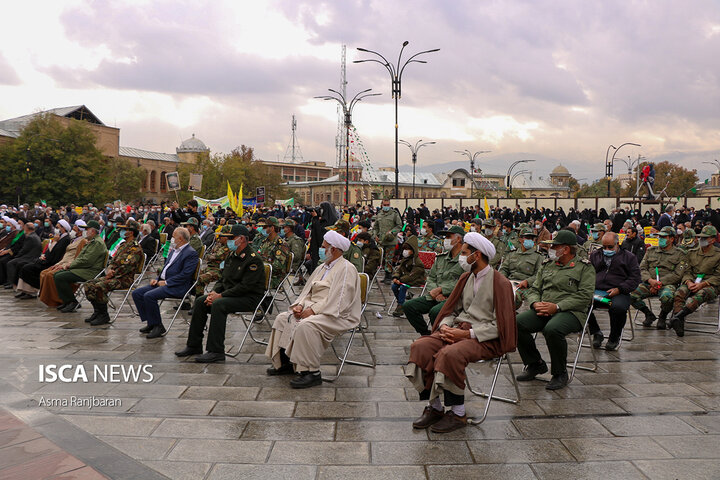 تجمع یوم الله 13 آبان در میدان اصلی همدان