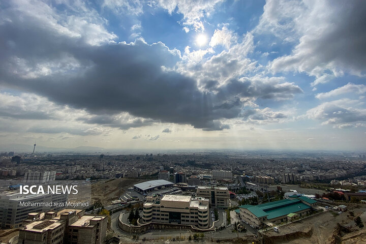 تهران بعد از بارندگی چند روزه