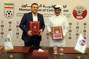 همکاری فدراسیون‌ فوتبال ایران و قطر رسمی شد