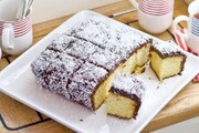 آموزش شیرینی پزی / طرز تهیه کیک لامینگتون