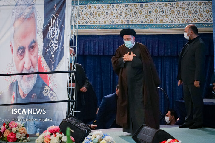 برگزاری دومین سالگرد شهادت حاج قاسم سلیمانی در مصلی تهران