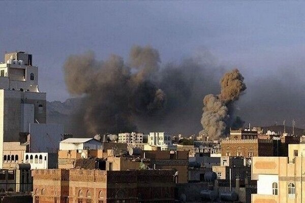 پایتخت یمن هدف بمباران ائتلاف سعودی