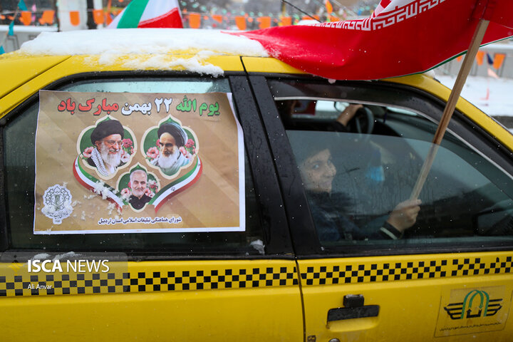 راهپیمایی یوم الله 22 بهمن در اردبیل