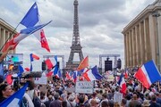 تظاهرات مردم فرانسه در پاریس