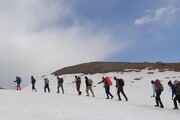هلال احمر: کوهنوردان به دماوند و علم کوه صعود نکنند