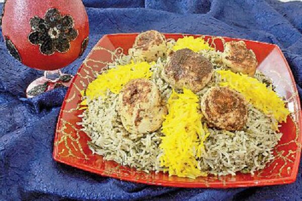 آموزش آشپزی / طرز تهیه ته چین سبزی پلو ترش