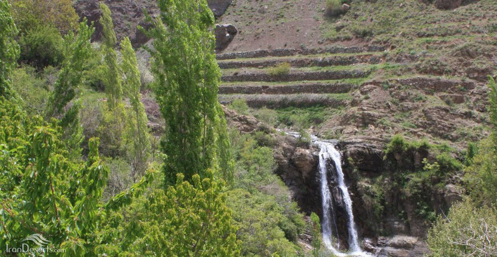 آبشار پسکوهک در روستای افجه