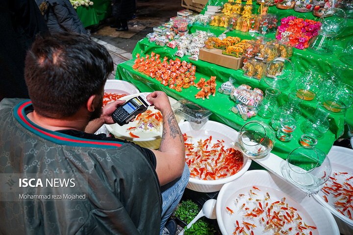 حال و هوای بازار شب عید تهران