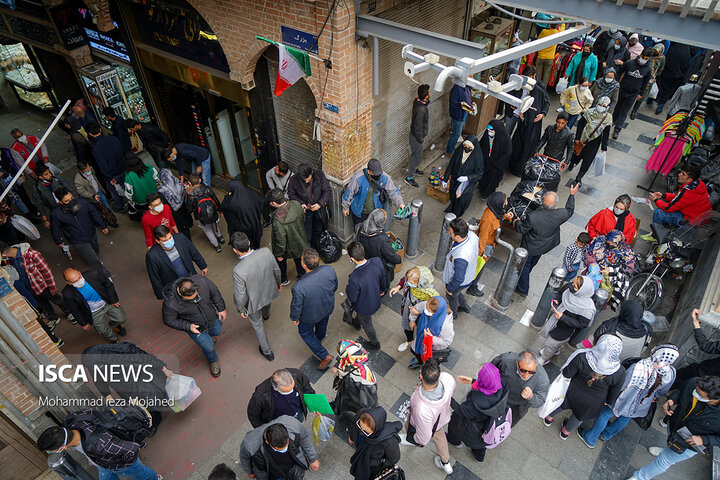 استقبال از بهار در بازار بزرگ تهران