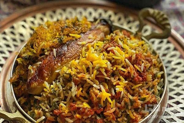 آموزش آشپزی/ طرز تهیه سبزی پلو دامغانی 